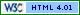 HTML 4.01 Transitional - Valido